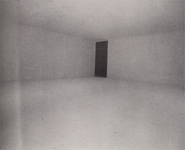 Instalação de Michael Asher para a exposição «Spaces» no MoMA em 1969-1970.